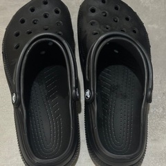 クロックス　黒　30.5cm中古の画像