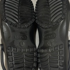 クロックス　黒　30.5cm中古の画像