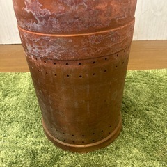 【リユース☆エコちょっぷ】ヴィンテージ調　テラコッタ　傘立て　プランターカバーの画像