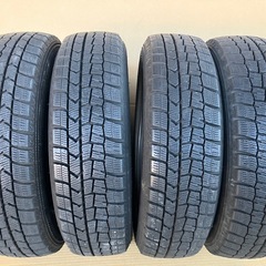 155/65R14 ダンロップ ウインターマックス スタッドレスタイヤ 2021年製造 4本 中古品の画像
