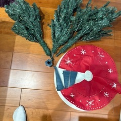 室内クリスマスツリーセットの画像