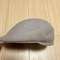ジーナシス　ハンチング　グレー　灰色　ウール　毛　暖かい　レディースの画像