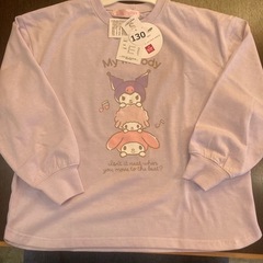 マイメロ　女の子130長袖Tシャツの画像