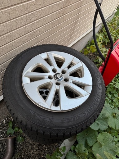 【値下げ)】50プリウス　純正ホイール　スタッドレス　セット