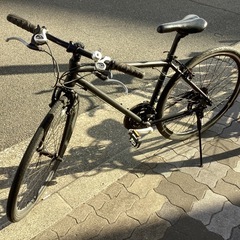 ♪ジモティー特価♪シマノ外装２１段変速　フラットロードバイク　中古自転車の画像