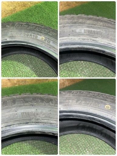 ダンロップ WM02 175/60R16 23年 2本