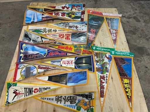 日本観光地 ヴィンテージペナント コレクション　タペストリー