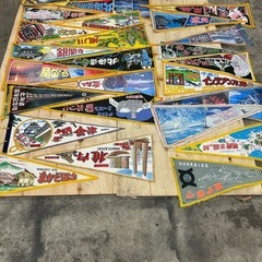日本観光地 ヴィンテージペナント コレクション　タペストリーの画像