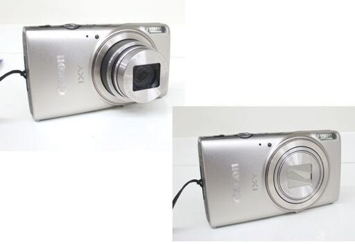 Canon IXY 650 PC2274 コンパクトデジタル カメラ デジカメ キヤノン シルバー バッテリー 充電器 元箱付き 札幌