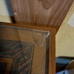 木製ローテーブルの画像