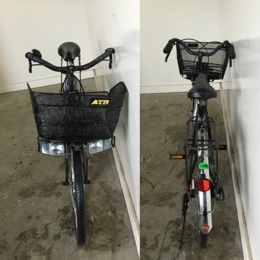 h-192（S）岐阜発　Maruishi JUMP Six/自転車/レトロ/22インチ/6段変速/防犯有り/走行確認/錆、キズあり/現状品　R6 10/25 1.2