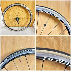 【❗️✨🚴‍♂️軽量化に最適✨❗️】SHIMANO DURA-ACE C24 ホイールセット✨BONTRAGERタイヤ付き ✨簡易清掃済み❗️の画像