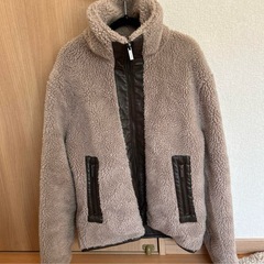 GUESS フリースジャケットゲス リバーシブル フェイク レザージャケットの画像