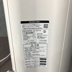SHARP 加湿空気清浄機　2020年製の画像