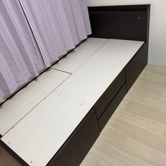 プロフ必読！！引き出し付きベット　女性オーナーでした。の画像