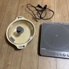 IRIS OHYAMA 卓上IH調理器 IHK-T37-Tの画像