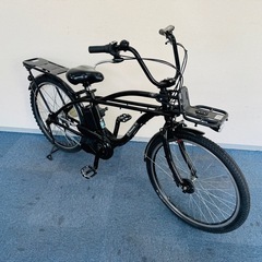 パナソニック ビーチクルーザー 12Ah 電動自転車【中古】【G213G65130】 の画像