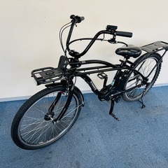 パナソニック ビーチクルーザー 12Ah 電動自転車【中古】【G213G65130】 の画像