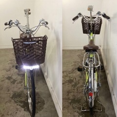 h-193△ 岐阜発/ パナソニック/電動アシスト自転車/viviDX/26インチ/3段変速/バッテリー3.1Ah/充電器なし/走行確認/現状品/ 管16s/ R7.3/16 △の画像
