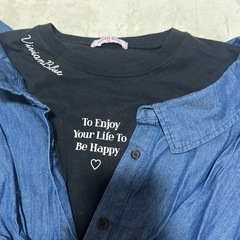 vivian blue 長袖 150cmの画像