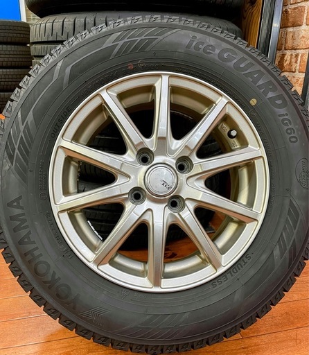 14インチスタッドレスタイヤホイールセット【リサイクルマート下関店】