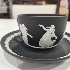 【愛品館 市原店】 WEDGWOODジャスパーブラックカップ＆ソーサーダンシングアワーの画像