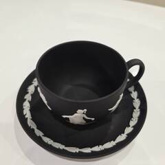 【愛品館 市原店】 WEDGWOODジャスパーブラックカップ＆ソーサーダンシングアワーの画像