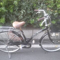 整備済み中古自転車　26インチ　税別￥8.980-　アーチ型　ブラック1024の画像