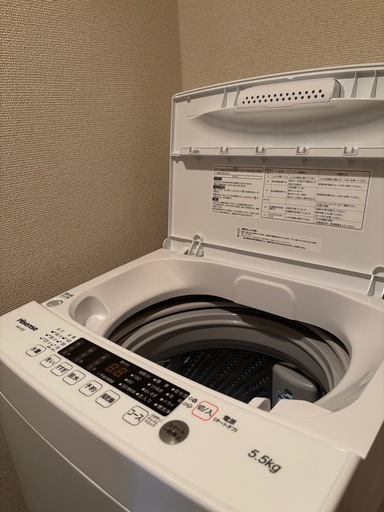 Hisense 洗濯機 ホワイト 5.5kg