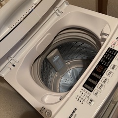 Hisense 洗濯機 ホワイト 5.5kgの画像