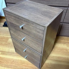 引き出し収納の画像