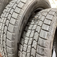 軽自動車用　スタットレスタイヤ　155/65R13 ダンロップ　4本セット❗️の画像