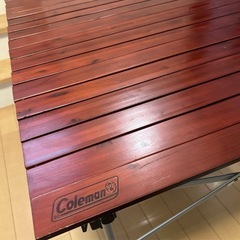 コールマン ウッドロール 2ステージテーブル/110 美品 Colemanの画像