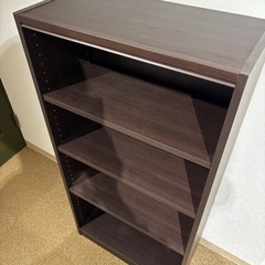 本棚　ブラウン　
4段の画像