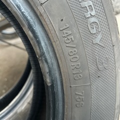 145/80R13 軽タイヤ　安全の国内メーカー　２本　の画像
