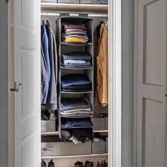 IKEA SKUBB スクッブ ハンギング収納 6段＋仕切りボックスセットの画像