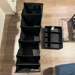 IKEA SKUBB スクッブ ハンギング収納 6段＋仕切りボックスセットの画像