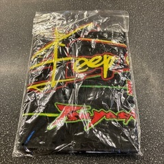 M2510-352 長渕剛 2003 ライブグッズ スポーツタオル ブラック 未使用品の画像