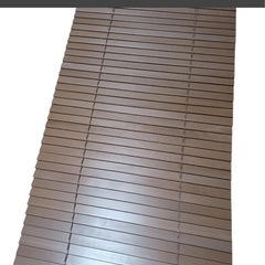 ウッドブラインド 木製ブラインド ロールカーテン 約63cm×148cm 羽幅3.5cm 美品の画像