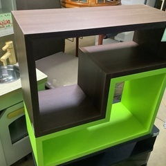 棚 茶色×黄緑 管2251024BK (ベストバイ 静岡県袋井市)の画像