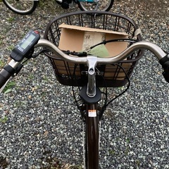 未使用 未登録 電動アシスト自転車 ヤマハ PAS with 26インチ 内装3段変速 ブラウンの画像