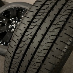 【新車外し】デリカD5 シャモニー 18インチ タイヤ＆アルミホイール＋ホイールナット Chamonix ブラックの画像
