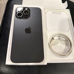 iPhone15ProMax 1TB ブラック美品 バッテリー94%の画像