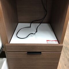 【ジャングルジャングル広陵店】ニトリ　キッチンボード　エトナ105KB ブラウンの画像