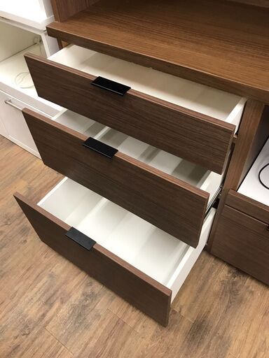 【ジャングルジャングル広陵店】ニトリ　キッチンボード　エトナ105KB ブラウン