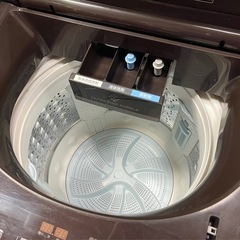 TOSHIBA 10.0kg簡易乾燥付洗濯機 ZABOON AW-10SD8 2019年製 中古の画像