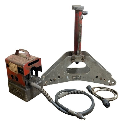 ○動作品■理研 電動油圧式ポンプ パイプベンダー付き 100V コード式 電動工具 曲げ作業 RIKEN MP-2B 中古品■ジモティ姫路