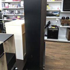 【ジャングルジャングル広陵店】TV台　ハイタイプ　ブラック✕ブラウンの画像