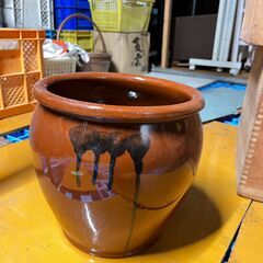 丸壺 かめ 漬物容器 26cmの画像