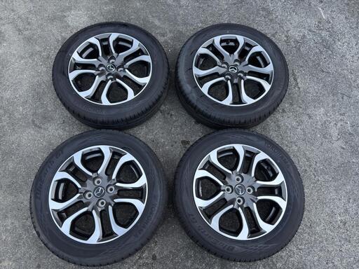 タ4 美品 デミオ DJ系 純正16インチ ヨコハマ ブルーアース 185/60R16 バリ山 2022年